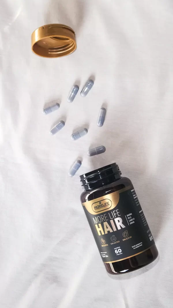 Cápsulas Hair suplementação para cabelo e unhas